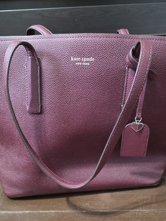 kate spade Handbags - kate spade plum pebbled leather tote